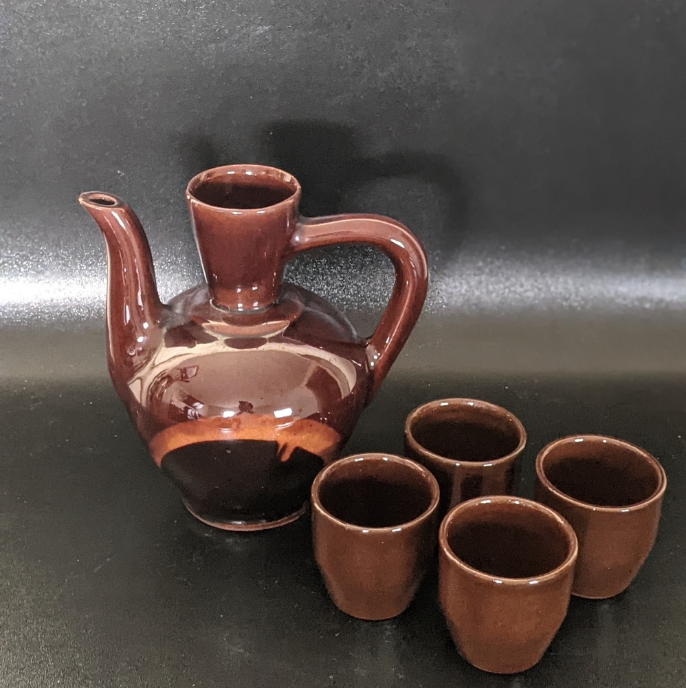 Ceramic 5 Piece Tea Set - Picture 2 of 6